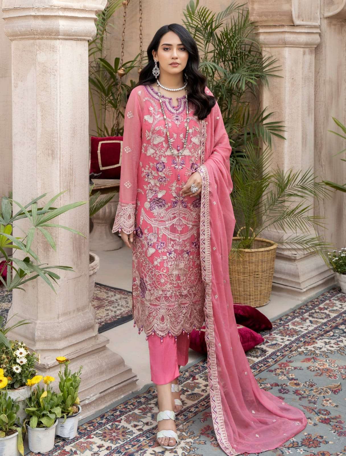 JANIRA SEMI-STITCHED FANCY CHIFFON BY ADAN LIBAS