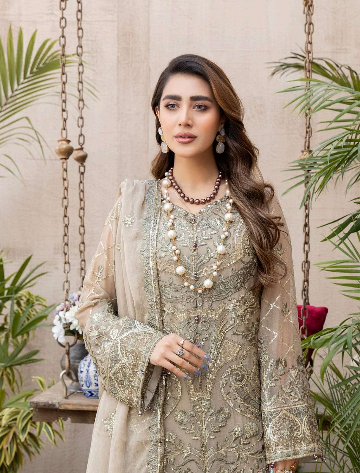 JANIRA SEMI-STITCHED FANCY CHIFFON BY ADAN LIBAS
