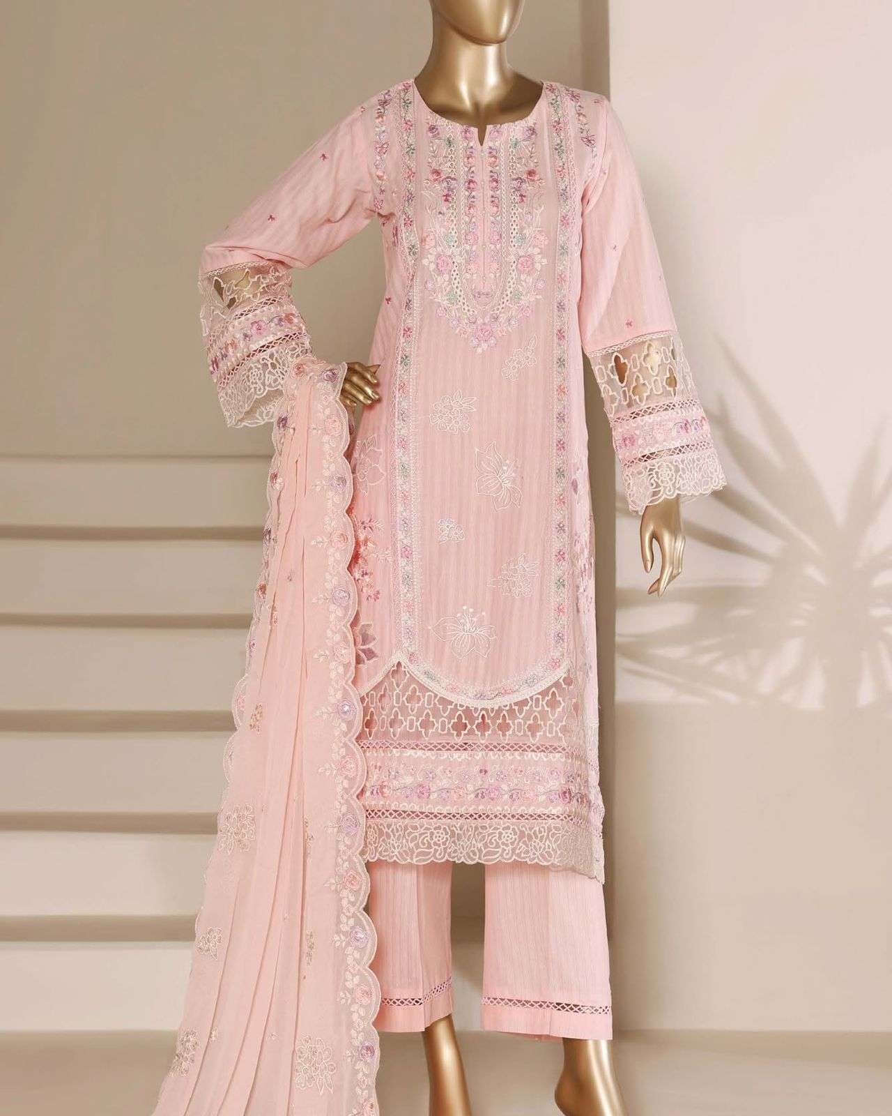 EMBROEIDEREDSADABAHAR  FESTIVE LUXURY LAWN STITCH COLLECTION VOL-5