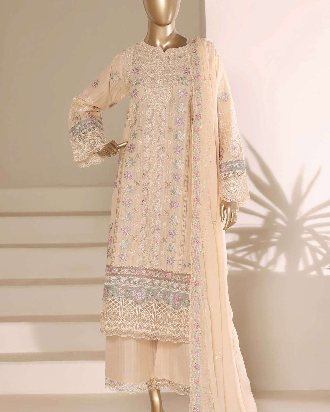 EMBROEIDEREDSADABAHAR  FESTIVE LUXURY LAWN STITCH COLLECTION VOL-5